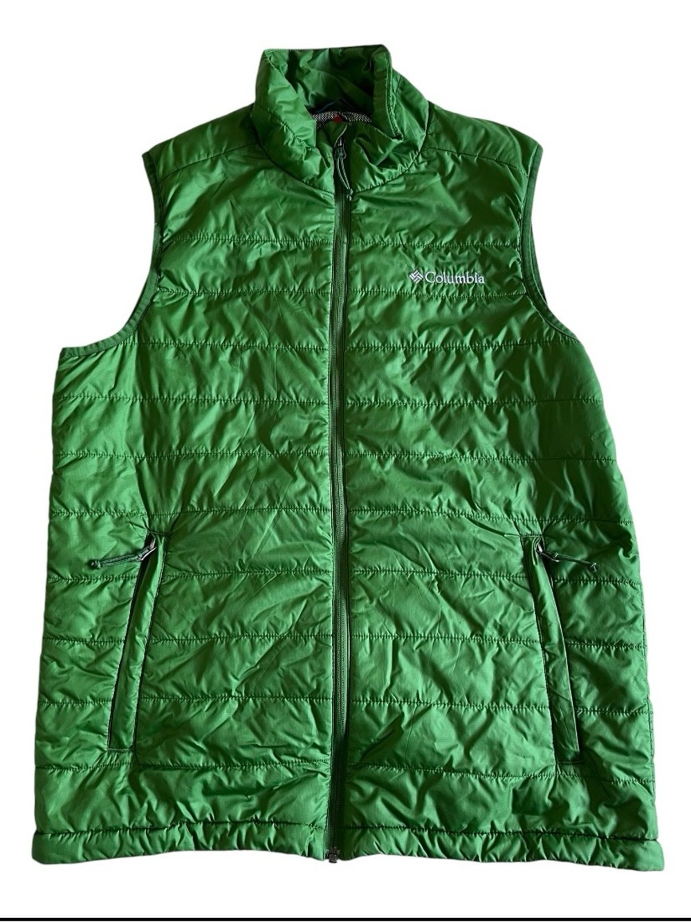 Columbia Omni-Heat Green Women’s‎ Lightweight Insulated Puffer Vest Small